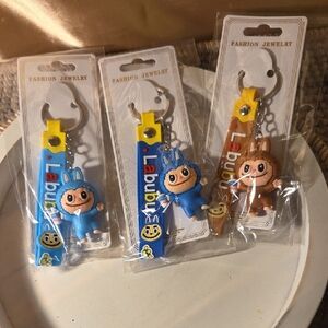 Labubu  Blue and Brown Backpack Buddies